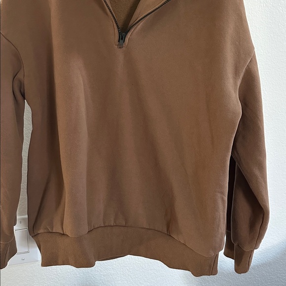Trendy Queen Oversized Half ZipSweatshirt - Picture 5 of 10